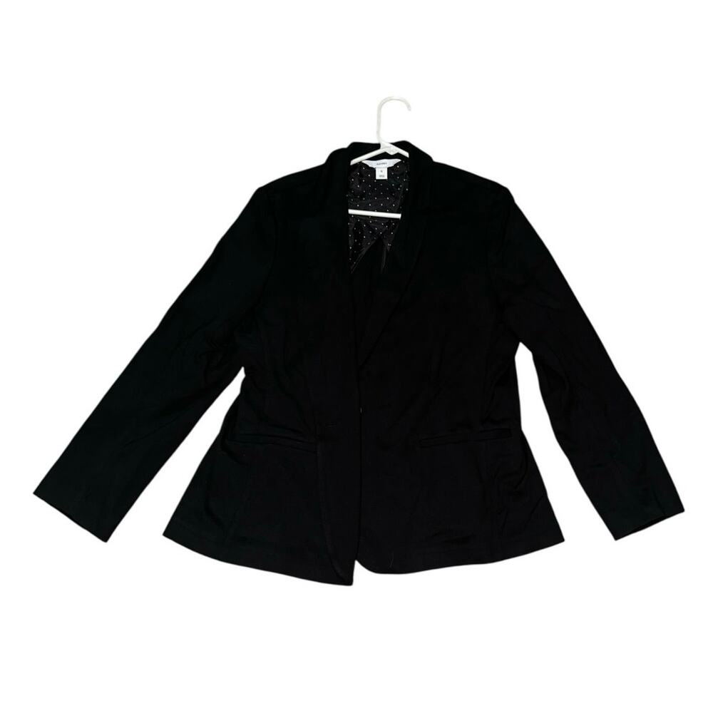 Old Navy Black Blazer Women’s XL Open Front Jacket